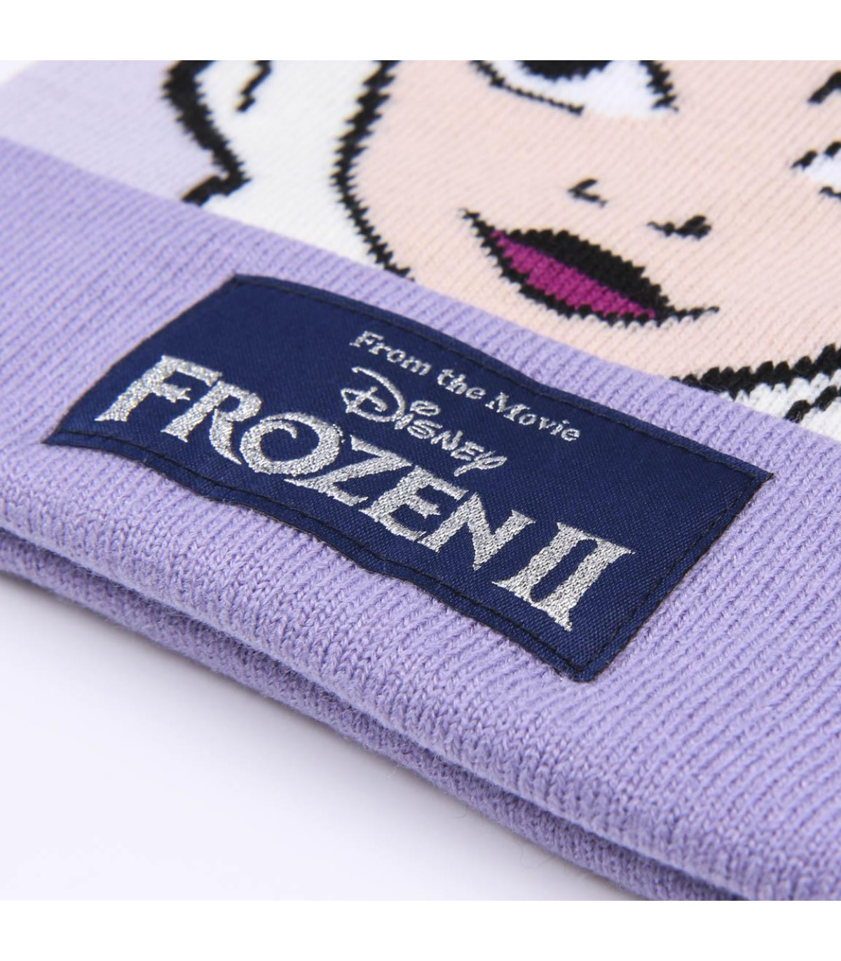 Șapcă de iarnă pentru copii cu pompon FROZEN Cerda