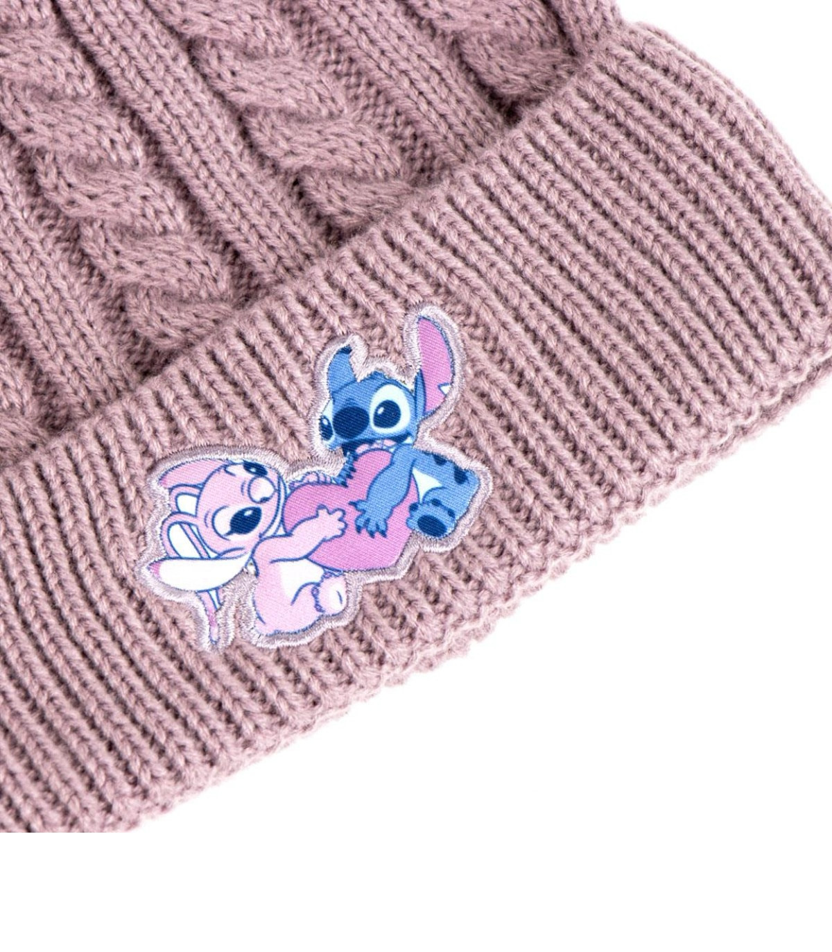 Șapcă tricotată pentru copii cu mănuși STITCH Cerda
