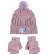 CHILDREN'S KNITTED HAT WITH GLOVES STITCH Cerda