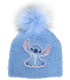 Șapcă de iarnă pentru copii cu pompon STITCH albastră Cerda