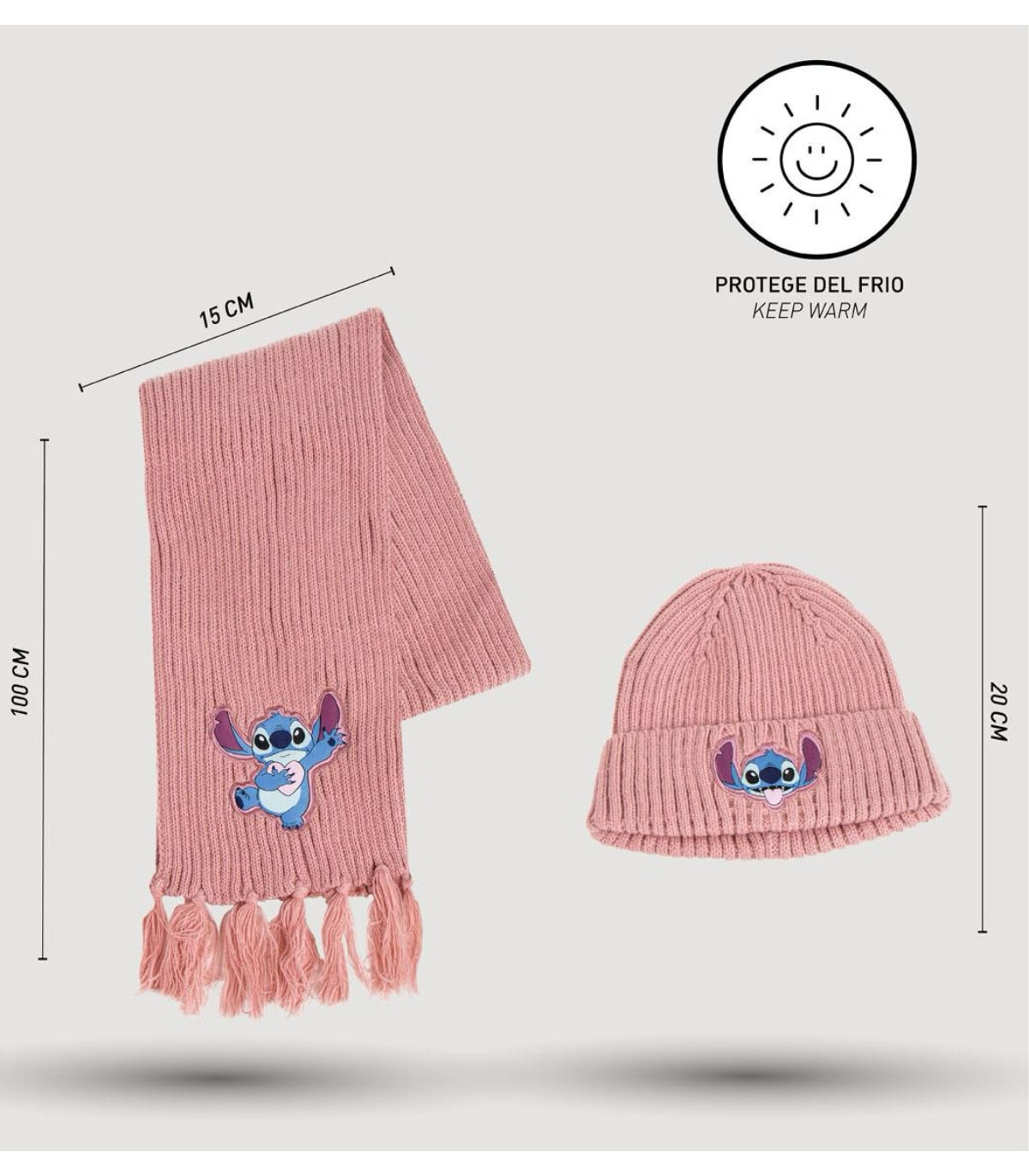 Șapcă de copil cu fular STITCH Cerda