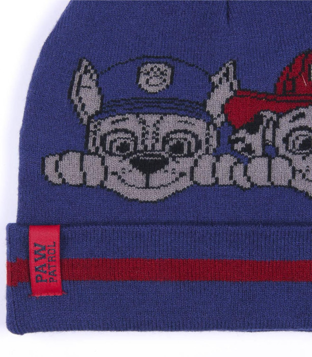 PAW PATROL KIDS' KNITTED HAT WITH POM POM Cerda