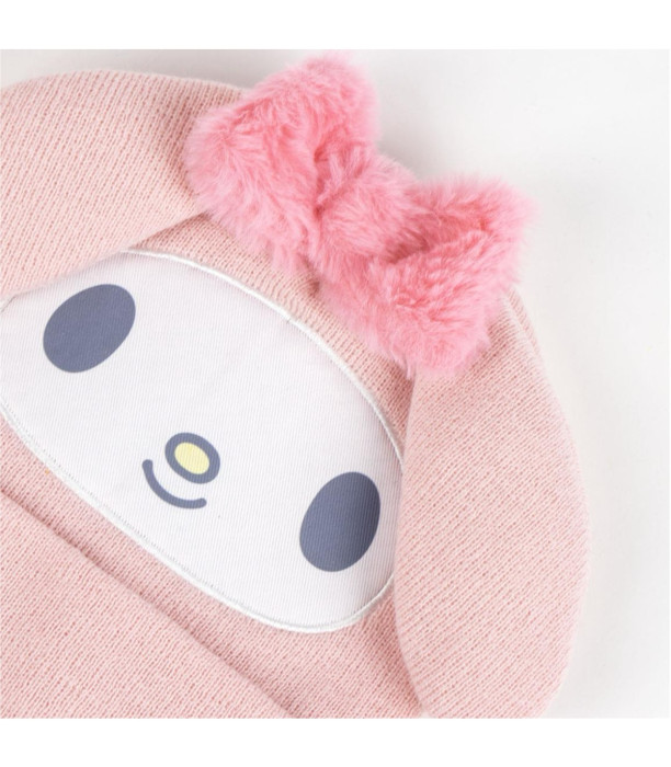 Șapcă de iarnă roz pentru copii HELLO KITTY cu urechi Cerda