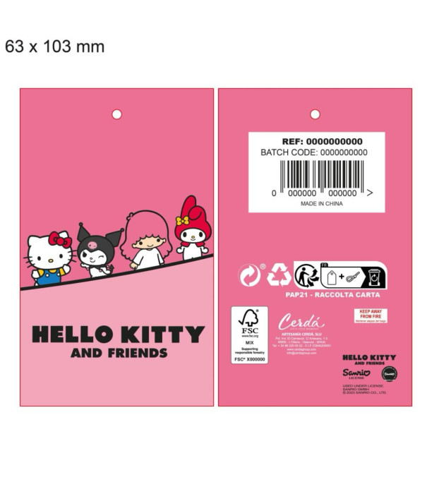Șapcă de iarnă roz pentru copii HELLO KITTY cu urechi Cerda