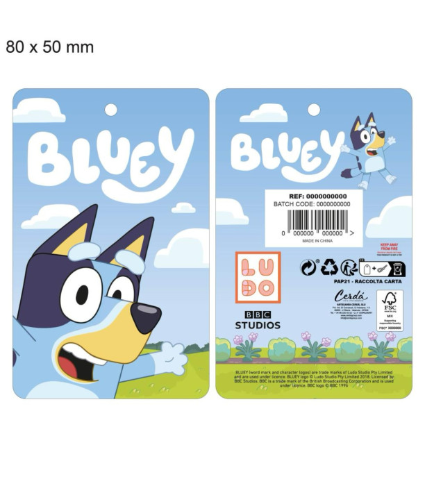 Șapcă de iarnă pentru copii cu pliuri BLUEY Cerda