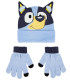 Șapcă pentru copii cu mănuși BLUEY Cerda