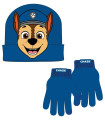 PAW PATROL CHASE KIDS' HAT WITH GLOVES