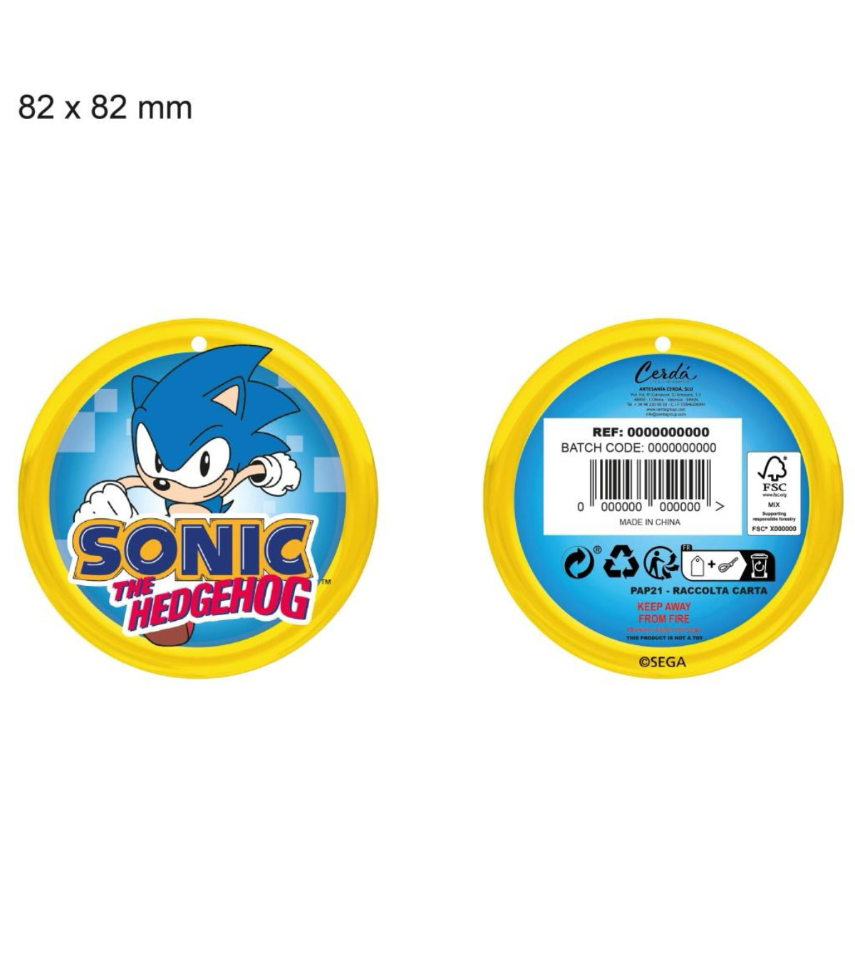 Șapcă pentru copii cu mănuși SONIC Cerda