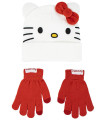 CHILDREN'S HAT WITH HELLO KITTY GLOVES