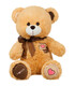 HAPPY TEDDY BEAR WITH RIBBON 42 cm - Medium