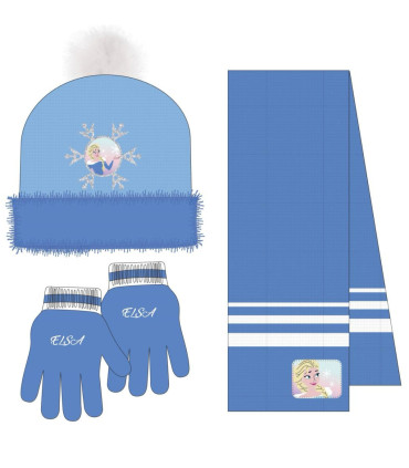 CHILDREN'S HAT WITH SCARF AND GLOVES FROZEN Cerda