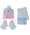 CHILDREN'S HAT WITH SCARF AND GLOVES STITCH GIRL