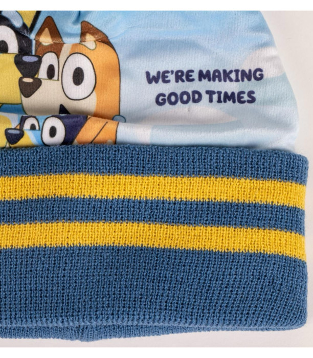 ȘAPCĂ PENTRU COPII, MĂNUȘI ȘI BANDANĂ BUFF BLUEY Cerda