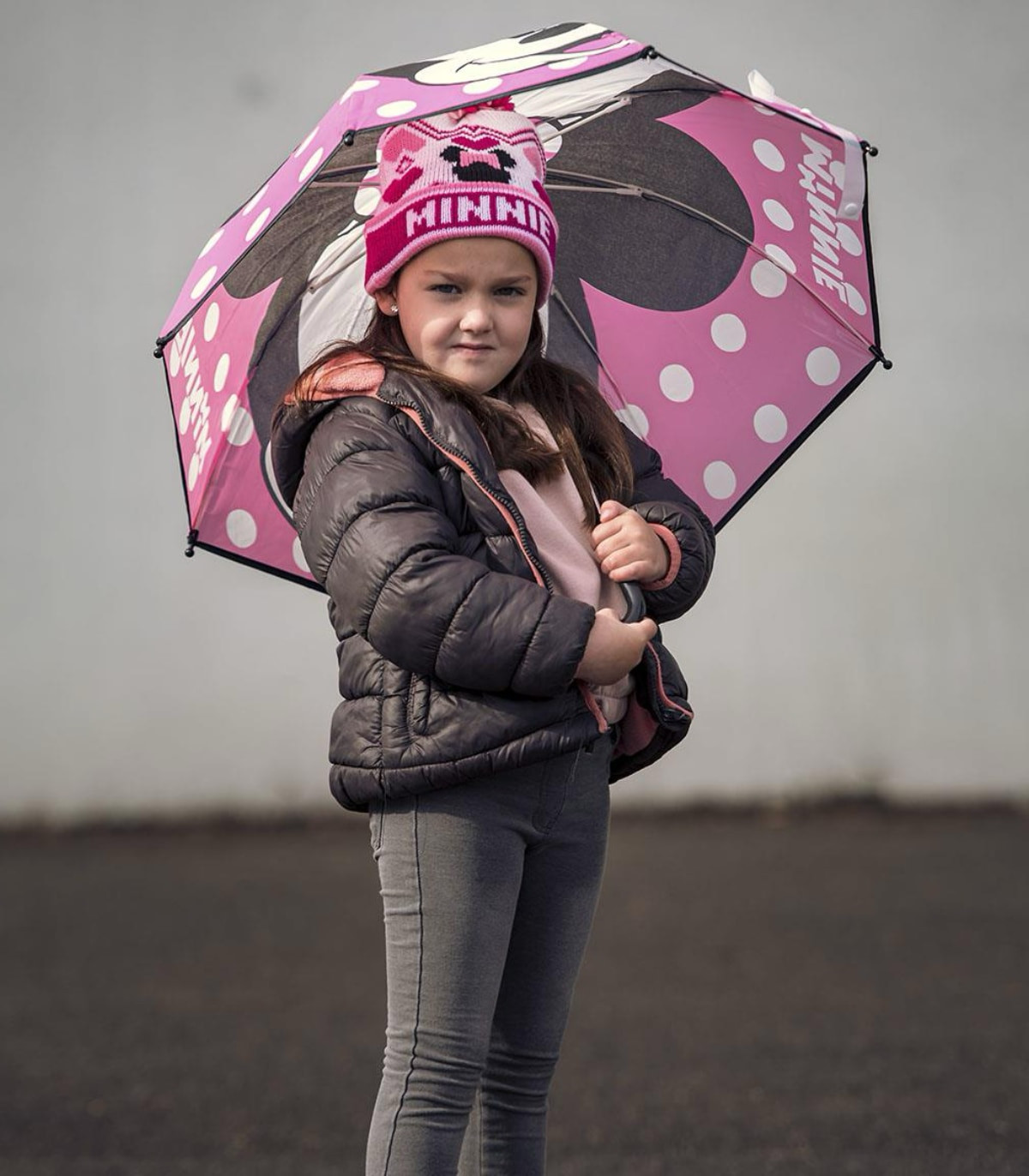 UMBRELĂ PENTRU COPII MECANICĂ DIN POLIESTER MINNIE Cerda