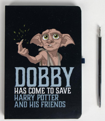 NOTEBOOK WITH PEN AND SOCKS HARRY POTTER DOBBY Cerda