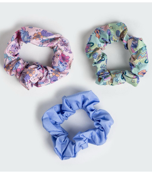 SCRUNCHIE HAIR ELASTIC 3 PCS. ON CARD STITICH Cerda