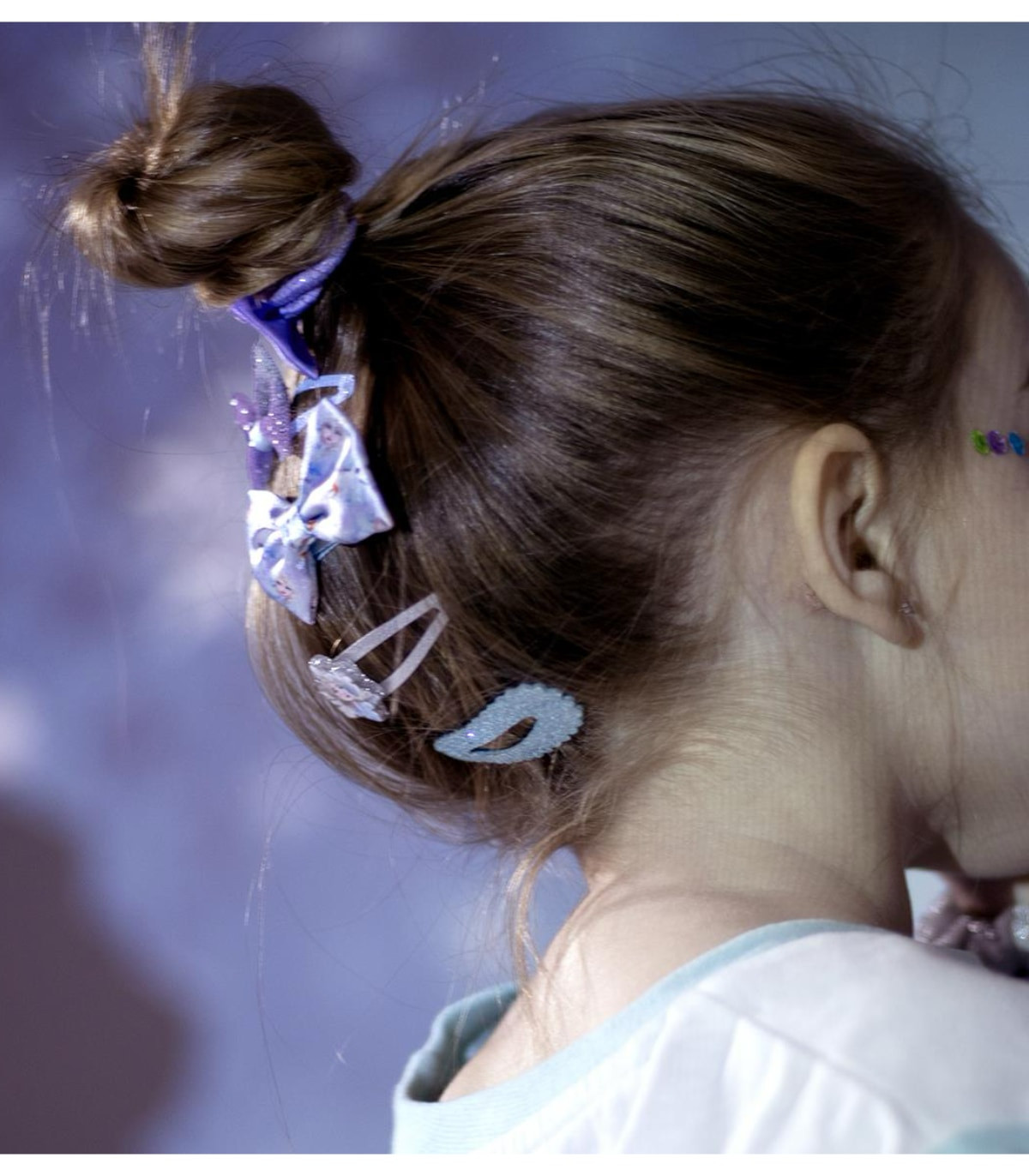 FIBER FOR HAIR 4 PCS. WITH A RIBBON ON FROZEN CARDBOARD Cerda