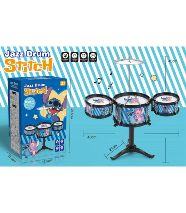 CHILDREN'S DRUMS 3 PCS. ON A STAND WITH A CYMBAL Armtoys