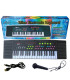 PIANO PENTRU COPII MARE 44 CLAPE CU MICROFON Armtoys