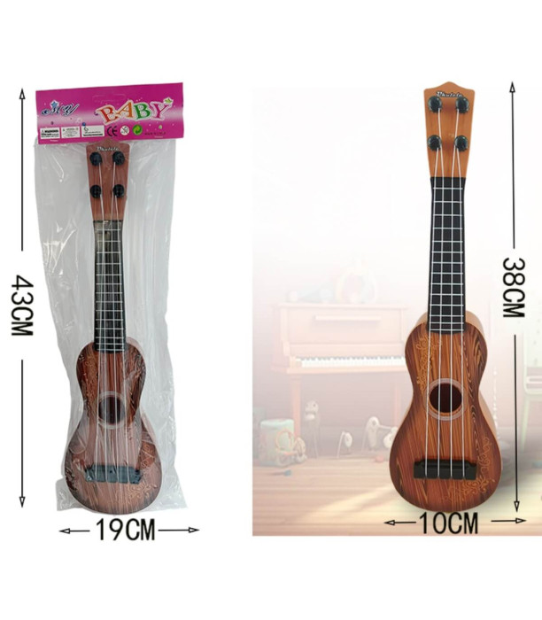 CHITARĂ MARE DE COPIL 38 CM ÎN PLIC Armtoys