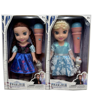 PUERCA MUZICALĂ ÎNGHEȚATĂ CU MICROFON 2 TIPURI 27 CM Armtoys