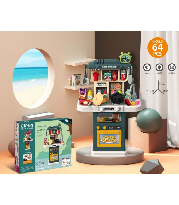 CUCINA MARE PENTRU COPII 64 PIESE Armtoys