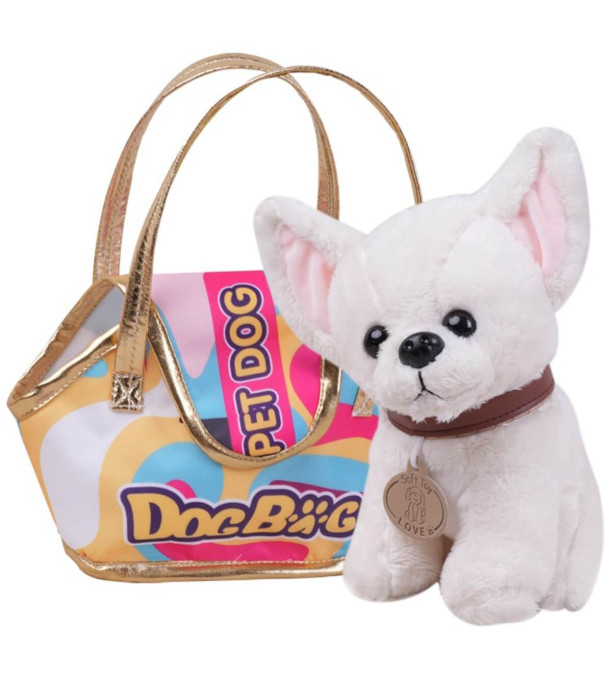 PLUȘAT CÂINE CHIHUAHUA ÎN GEANTĂ Armtoys