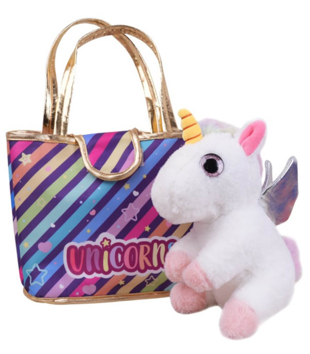 UNICORN DIN PLUȘ ÎN GEANTĂ Armtoys