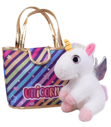 UNICORN DIN PLUȘ ÎN GEANTĂ Armtoys