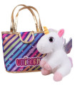 UNICORN DIN PLUȘ ÎN GEANTĂ