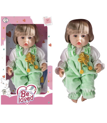 DOLL BE LOVED WITH GREEN OVERALL Armtoys