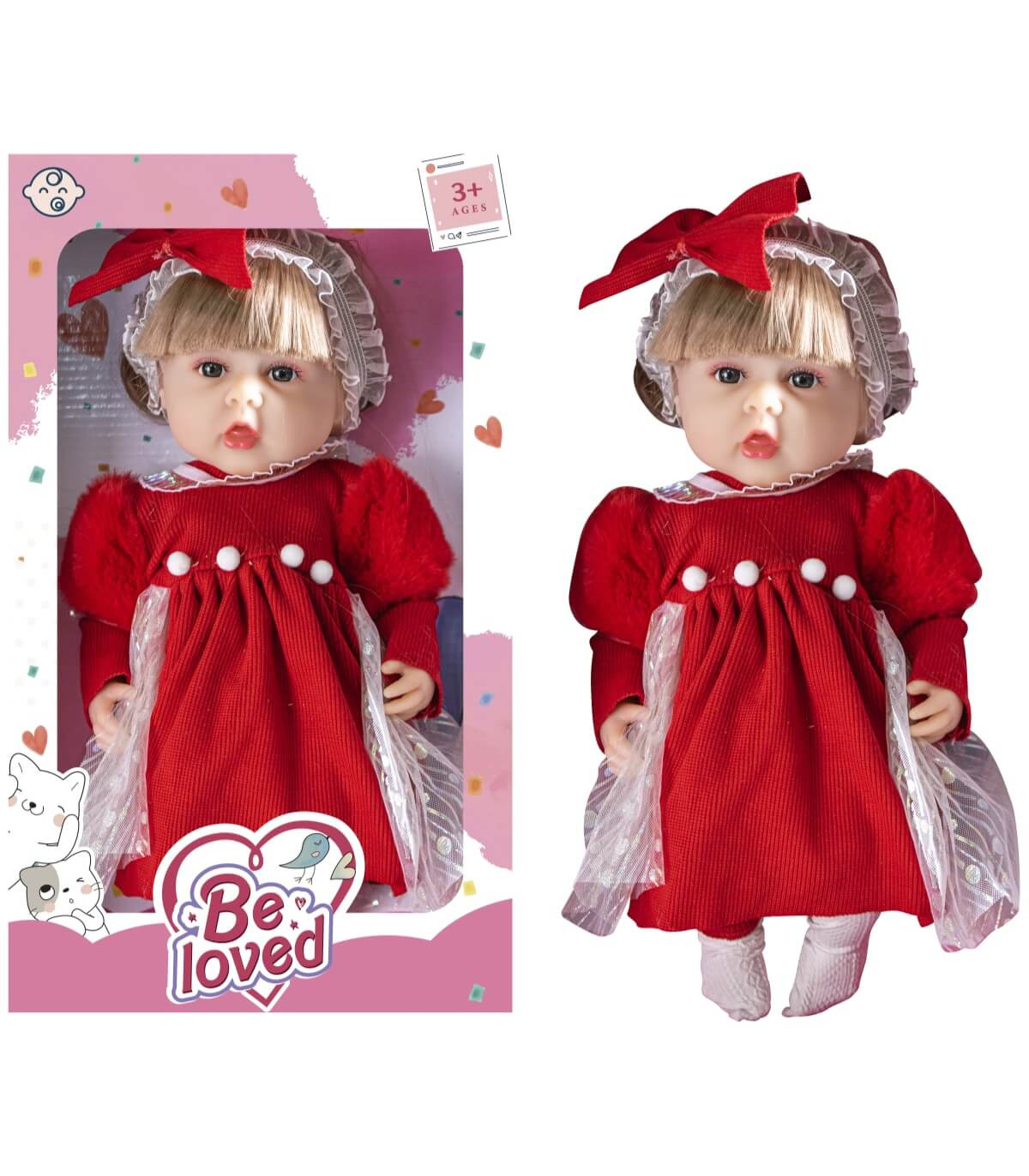 PUERCA BE LOVED CU ROCHIE ROȘIE Armtoys