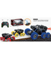 CHILDREN'S CLIMBING JEEP WITH 6 WHEELS, REMOTE CONTROL AND RECHARGEABLE BATTERY