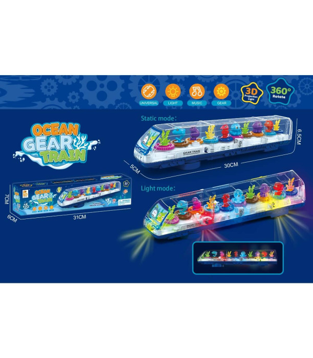 VAGONET METRO PENTRU COPII CU BATERII FUNDUL MĂRII Armtoys