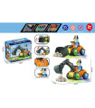 BATTERY-OPERATED KIDS' DIGGER BLUE