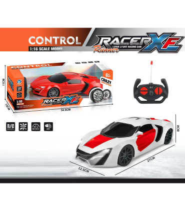 MAȘINĂ SPORTIVĂ PENTRU COPII RACER X F CU TELECOMANDĂ 4 DIRECȚII Armtoys