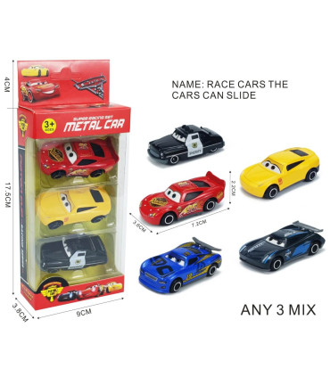 3 Cărucioare metalice cu ochi în cutie Armtoys