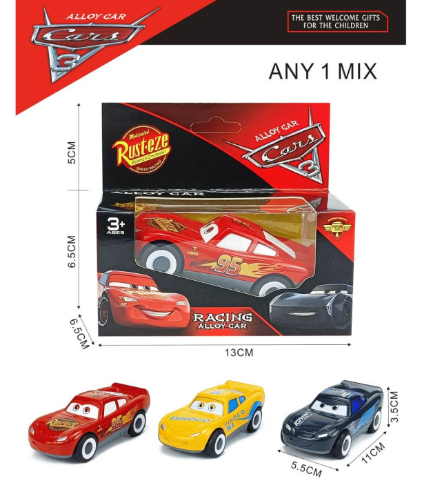 MAȘINĂ METALICĂ CU OCHI ÎN CUTIE Armtoys