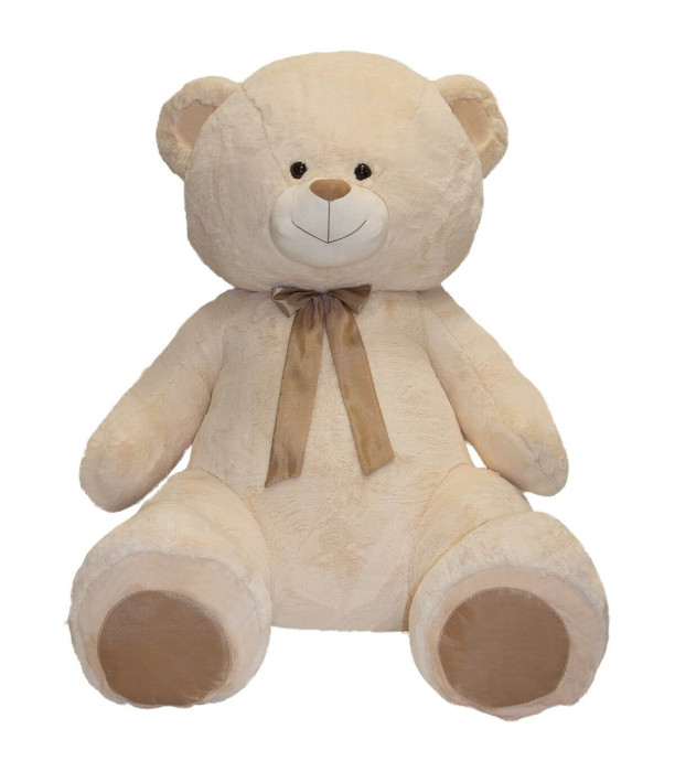 URS DE PLUȘ BEJ JUMBO 120CM - Mari