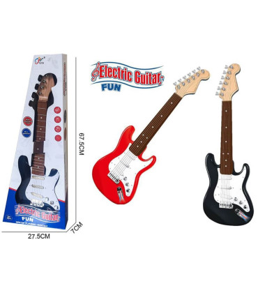 BATTERY-OPERATED CHILDREN'S ELECTRIC GUITAR IN BOX 2 COLORS Armtoys