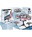 CHILDREN'S DRUM SET WITH CYMBAL