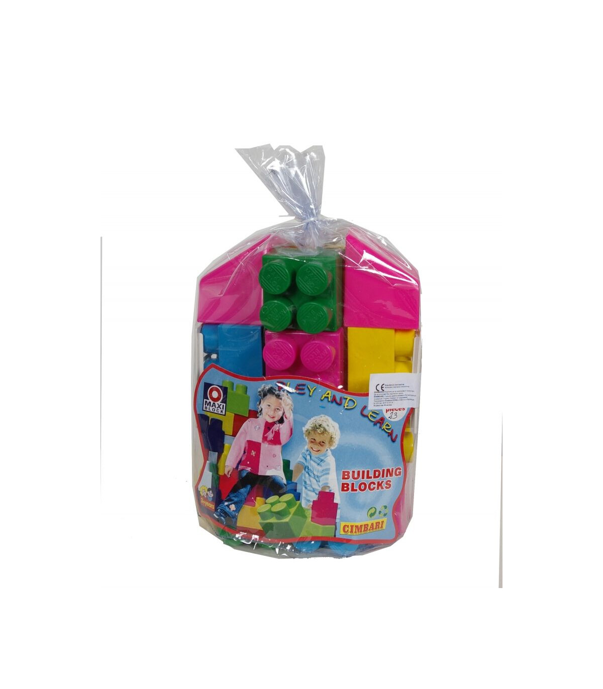 CONSTRUCTOR 23 PIESE ELEMENTE MARI CIMBARI - CUBURI DE CONSTRUIT