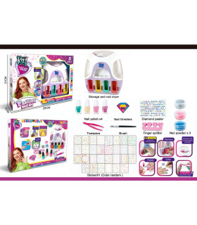 SET PENTRU MANICHIUR CU LAMPĂ PE BATERII Armtoys