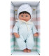 POPA MINI BABY DOLL CU HAINE BLEU 25 CM Armtoys
