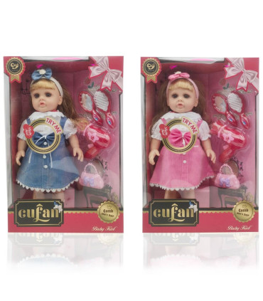 POPA FRUMOASĂ CU AROMĂ ȘI FUSTĂ DIN DENIM Armtoys