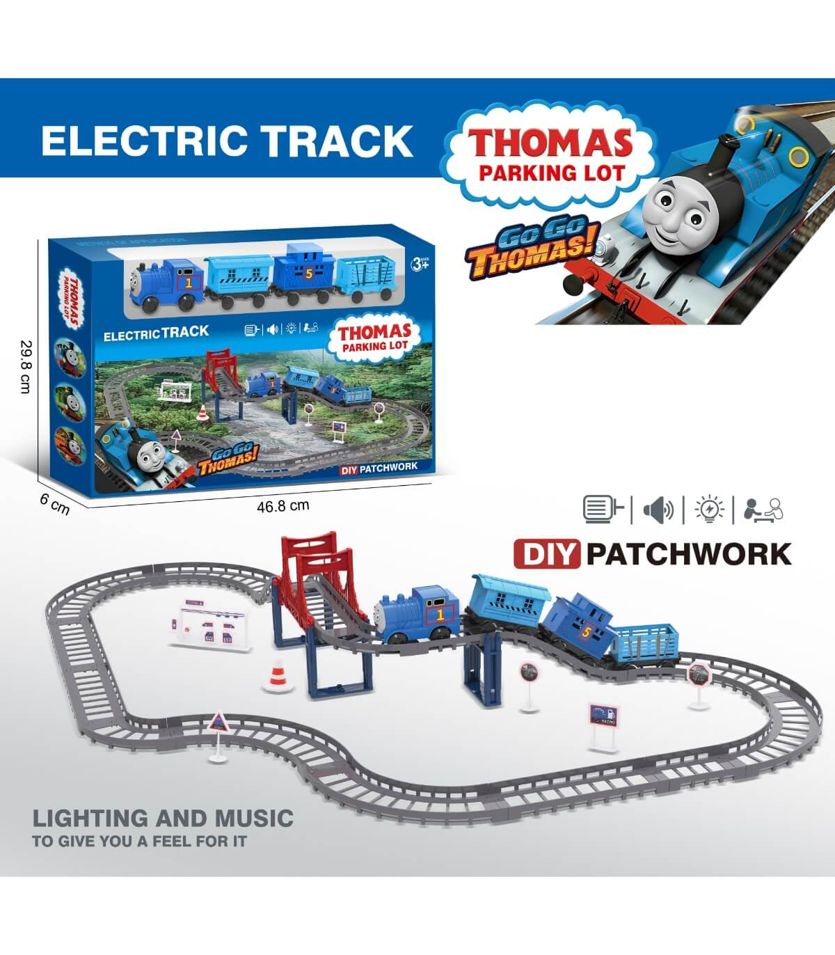 TRAINUL PENTRU COPII CU ŞINE THOMAS Armtoys