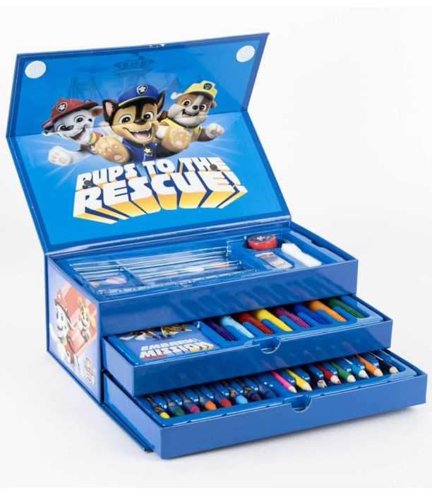TROLER PENTRU DESENAT PAW PATROL CU TREI NIVELE Cerda