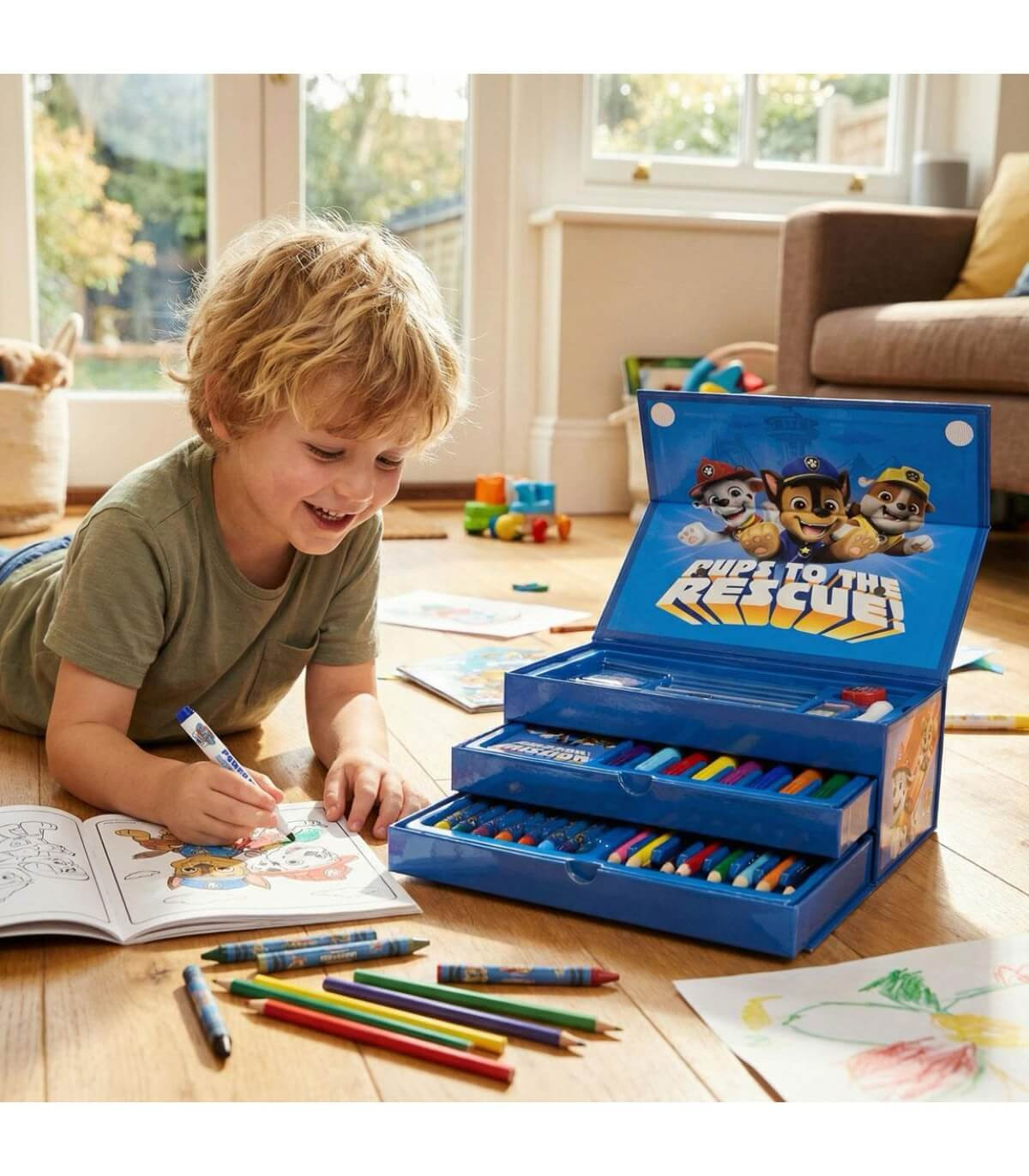 THREE-STORY PAW PATROL DRAWING CASE Cerda