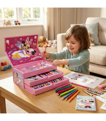 TROLER PENTRU DESEN MINNIE CU TREI NIVELE Cerda