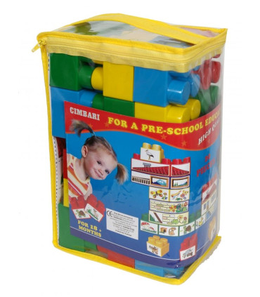 CONSTRUCTOR 20 PIECES IN CIMBARI BAG - BUILDING BLOCKS